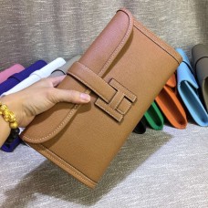 Hermes Epsom kožená kabelka Jige 29cm hnědá