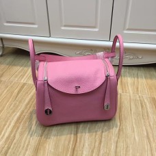 Hermes Lindy 30cm kabelka růžová stříbrná