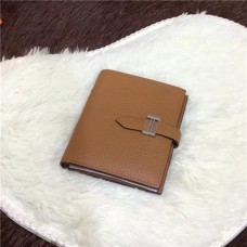 Hermes Bi-Fold peněženka H006 světle káva