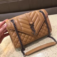 Špičková kabelka přes rameno YSL Envelope 23 cm meruňková