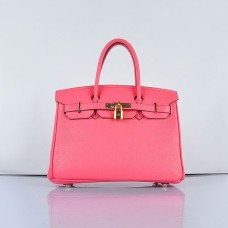 Hermes Birkin 30cm Togo kožené kabelky růžová zlatá