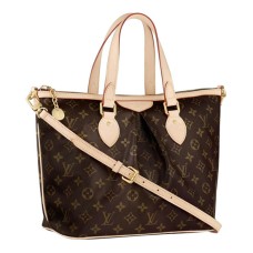Kabelka Louis Vuitton Palermo M40145 přes rameno s monogramem z plátna