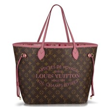 Louis Vuitton M40939 Neverfull MM ramenní taška s monogramem, plátěná