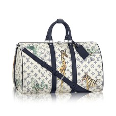 Louis Vuitton M41449 Keepall 45 Bandouliere cestovní taška z monogramového potahovaného plátna