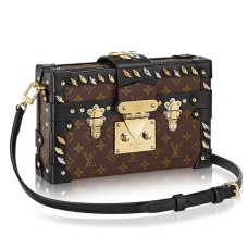 Louis Vuitton M41552 Petite Malle Crossbody kabelka s monogramem, plátěná