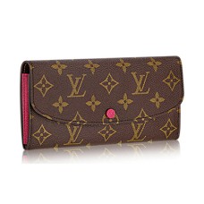 Peněženka Louis Vuitton M41943 Emilie s monogramem, plátěná