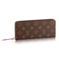 Peněženka Louis Vuitton M42119 Clemence s monogramem a plátěným vzorem