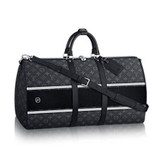 Louis Vuitton M43413 Keepall 45 Bandouliere cestovní taška Monogram Eclipse Canvas