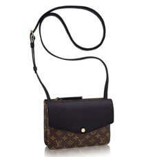 Kabelka Louis Vuitton Twice Crossbody M50185 s monogramem a plátěným vzorem