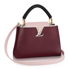 Louis Vuitton M51082 Capucines PM Tote Bag Taurillon kůže