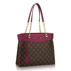 Kabelka Louis Vuitton Pallas Shopper M51196 s monogramem a plátnem