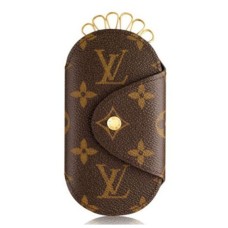 Louis Vuitton M60116 kulatý věšák na klíče PM monogram plátno