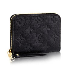 Louis Vuitton M60574 Zippy peněženka na mince Monogram Empreinte Kůže