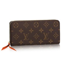 Peněženka Louis Vuitton M60743 Clemence s monogramem a plátěným vzorem