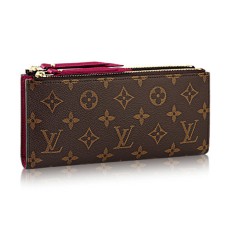 Peněženka Louis Vuitton M61269 Adele s monogramem a plátěným vzorem