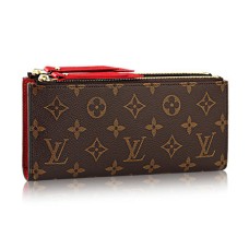 Peněženka Louis Vuitton M61287 Adele s monogramem a plátěným vzorem