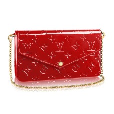 Louis Vuitton M61293 Pochette Felicie Řetízková peněženka Monogram Vernis