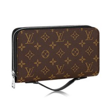 Peněženka Louis Vuitton Zippy XL M61506 s monogramem a plátěným potiskem