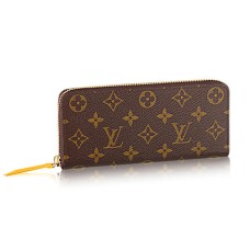 Peněženka Louis Vuitton M61537 Clemence s monogramem a plátěným vzorem