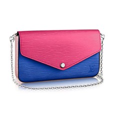 Louis Vuitton M61754 Pochette Felicie Řetízková peněženka Epi Leather