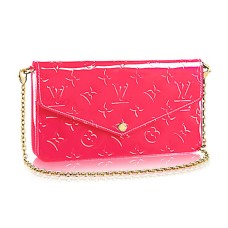 Louis Vuitton M61787 Felicie Chain Wallet Monogram Vernis