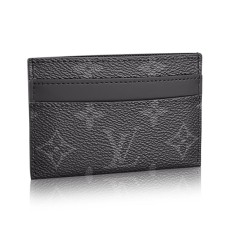 Plátno Louis Vuitton M62170 Porte Cartes Double Monogram Eclipse