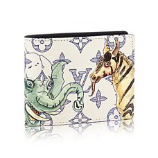 Peněženka Louis Vuitton M62607 s více logy, plátěná