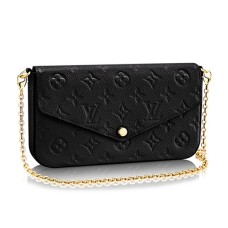 Louis Vuitton M64064 Pochette Felicie Řetízková peněženka Monogram Empreinte Leather