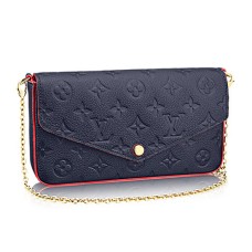 Louis Vuitton M64099 Pochette Felicie Řetízková peněženka Monogram Empreinte Leather