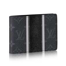 Peněženka Louis Vuitton M64439 s více nápisy, monogram, Eclipse, plátno