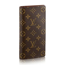 Peněženka Louis Vuitton M66540 Brazza s monogramem a plátnem