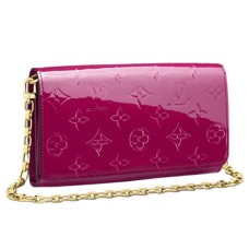 Louis Vuitton M90087 Řetízková peněženka Monogram Vernis