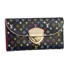 Monogram Louis Vuitton M93738 Eugenie Wallet Monogram Vícebarevné plátno