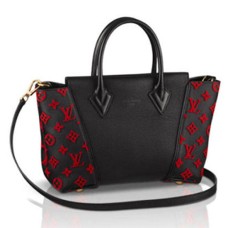 Louis Vuitton M94608 W BB Tote Bag Monogram Velours Veau Cachemire Magnolia Kůže