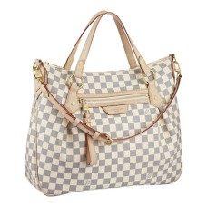 Louis Vuitton N41133 Evora MM ramenní taška Damier Azur Canvas
