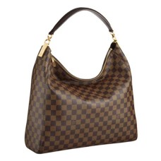 Louis Vuitton N41185 Portobello GM Hobo Bag Damier Ebony Canvas