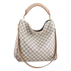 Louis Vuitton N41216 Soffi Hobo taška Damier Azure Canvas