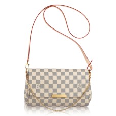 Louis Vuitton N41275 Oblíbené plátno MM Damier Azur