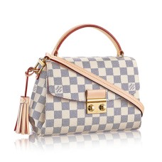 Louis Vuitton N41581 Croisette Crossbody kabelka Damier Azur Canvas