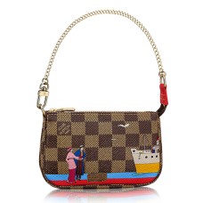 Louis Vuitton N41667 Mini Pochette Příslušenství Damier Ebene Canvas