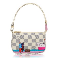 Louis Vuitton N41669 Mini Pochette příslušenství Damier Azur Canvas