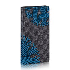 Louis Vuitton N41677 Brazza peněženka Damier Graphite Canvas