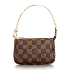 Louis Vuitton N58009 Mini Pochette Příslušenství Damier Ebene Canvas