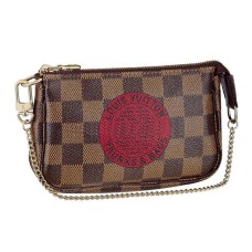 Louis Vuitton N58011 Mini Pochette Příslušenství Kufry Taška Damier Ebene Canvas