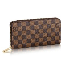 Louis Vuitton N60015 Zippy peněženka Damier Ebene Canvas
