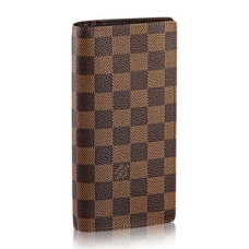 Peněženka Louis Vuitton N60017 Brazza Damier Ebene Canvas
