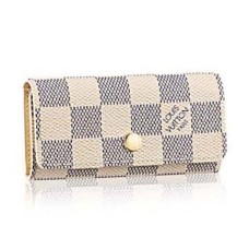 Louis Vuitton N60020 4 držák na klíče Damier Azur Canvas