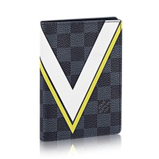 Pouzdro na pas Louis Vuitton N60101 Damier Cobalt Canvas