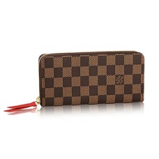 Peněženka Louis Vuitton N60534 Clemence Damier Ebene Canvas