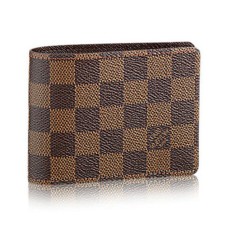 Vícenásobná peněženka Louis Vuitton N60895 Damier Ebene Canvas